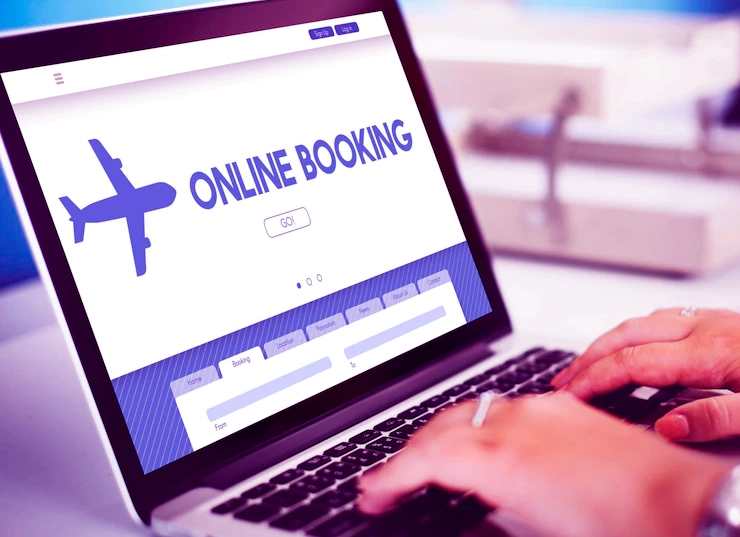 online booking traveling plane flight concept 53876 133675